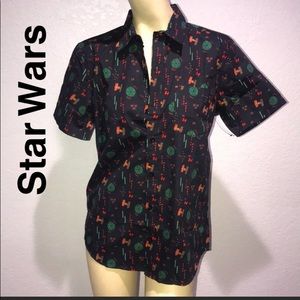Star Wars collared button up